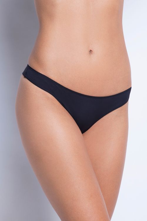 Calcinha Fio Duplo Atrás - Tecno - 390.52 - Preto