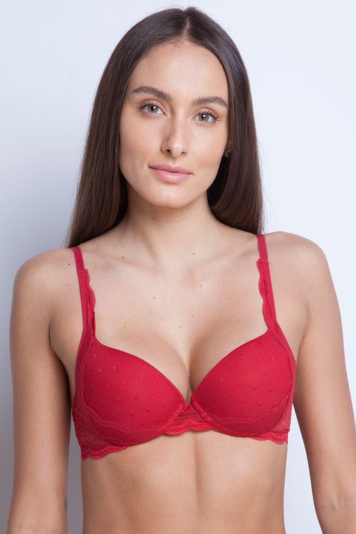 Sutiã  Push Up - Crush - 367.28 - Rouge