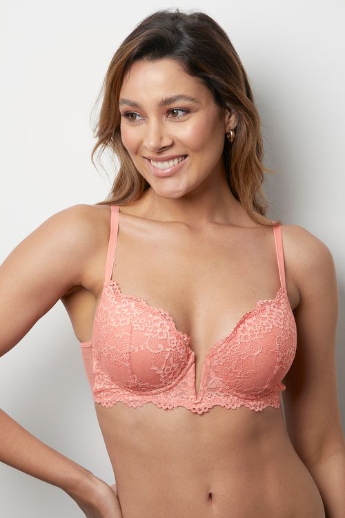 Sutiã Amplo Decote V - Graceful - 160.19 - Ginger